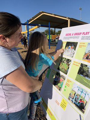 regional all abilities playground illustration